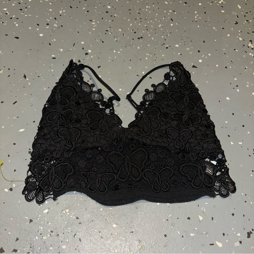 Black Butterfly Bralette
